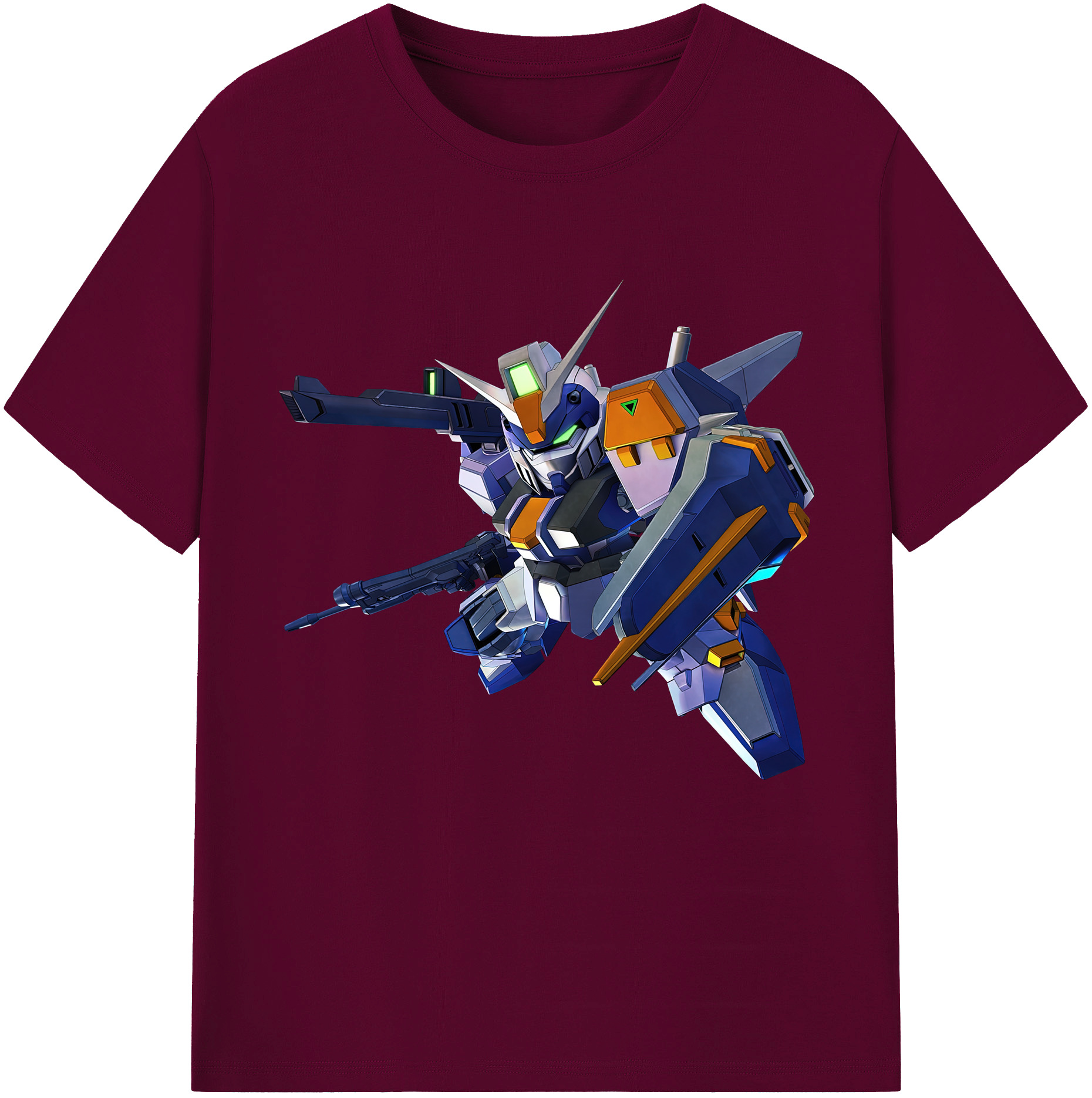 （画像用） 機動戦士ガンダム Mobile Suit Gundam レディースカジュアルプリントTシャツ（綿100％）